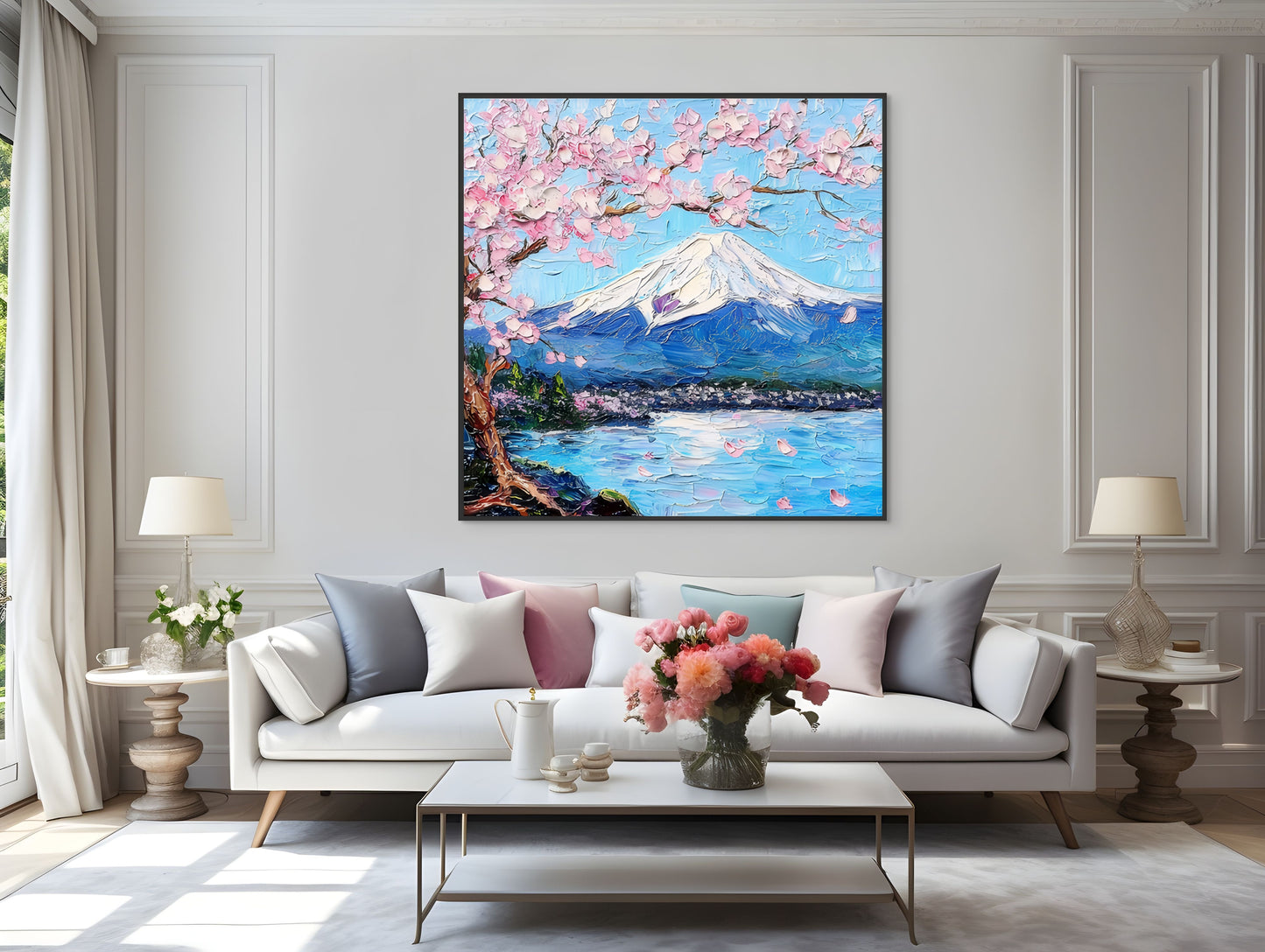 Petals Embrace Fuji