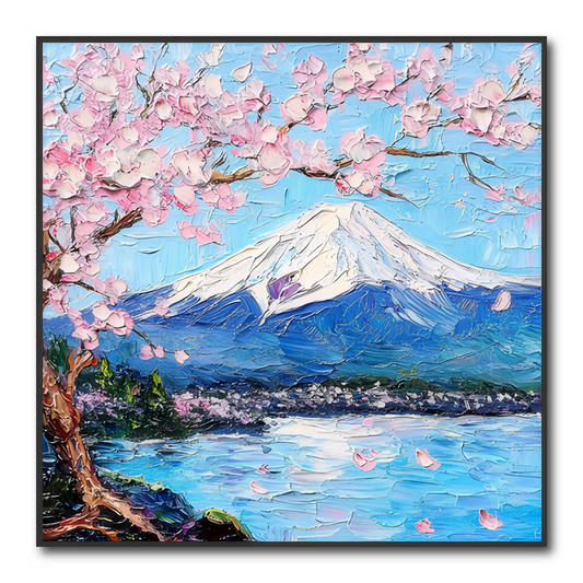 Petals Embrace Fuji