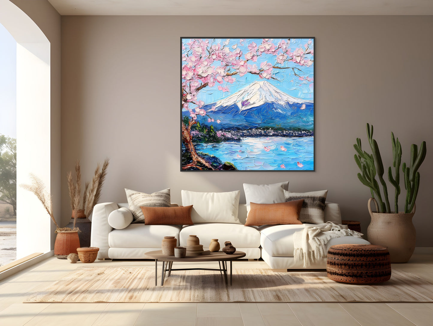 Petals Embrace Fuji