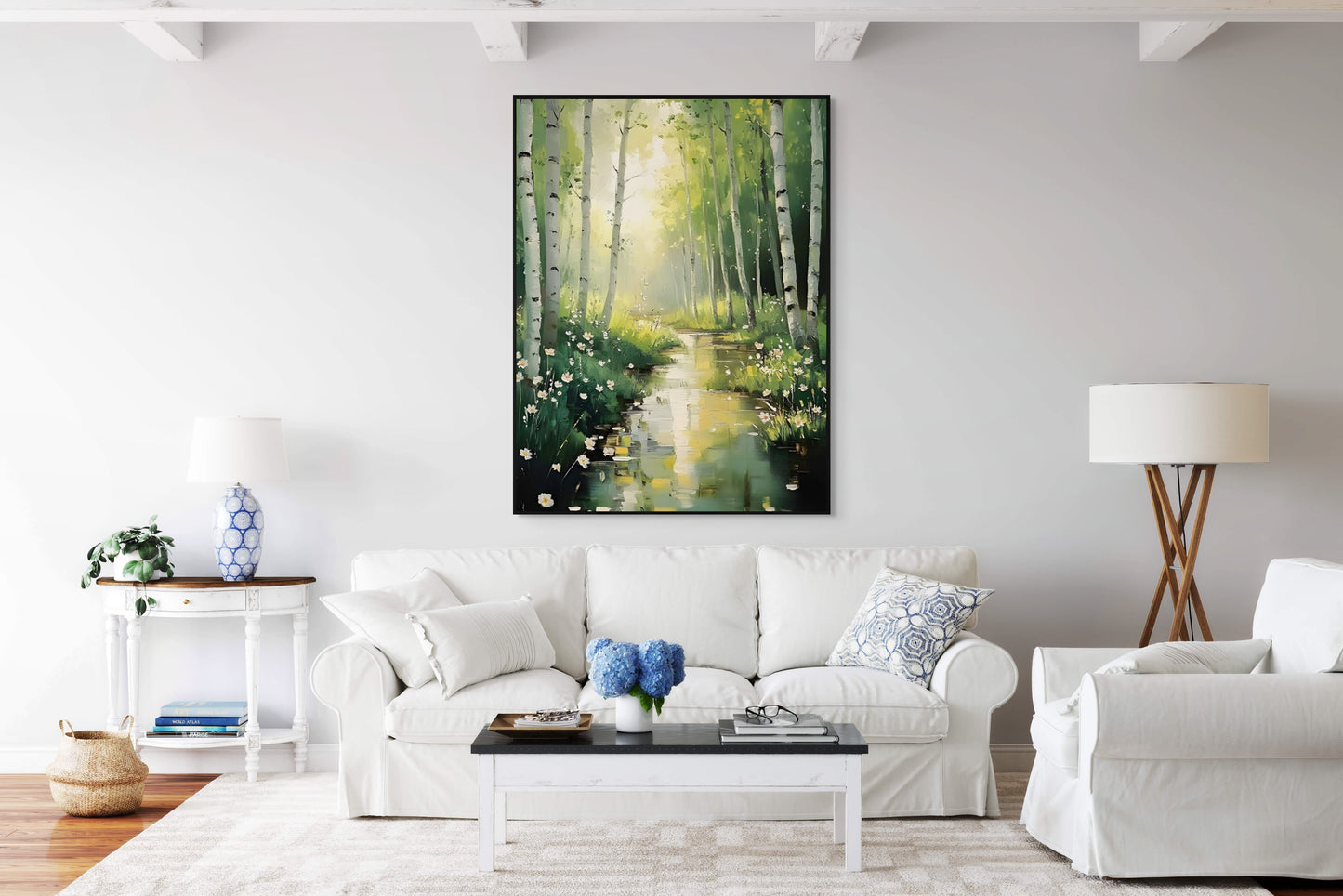 Sunlit Birch Creek