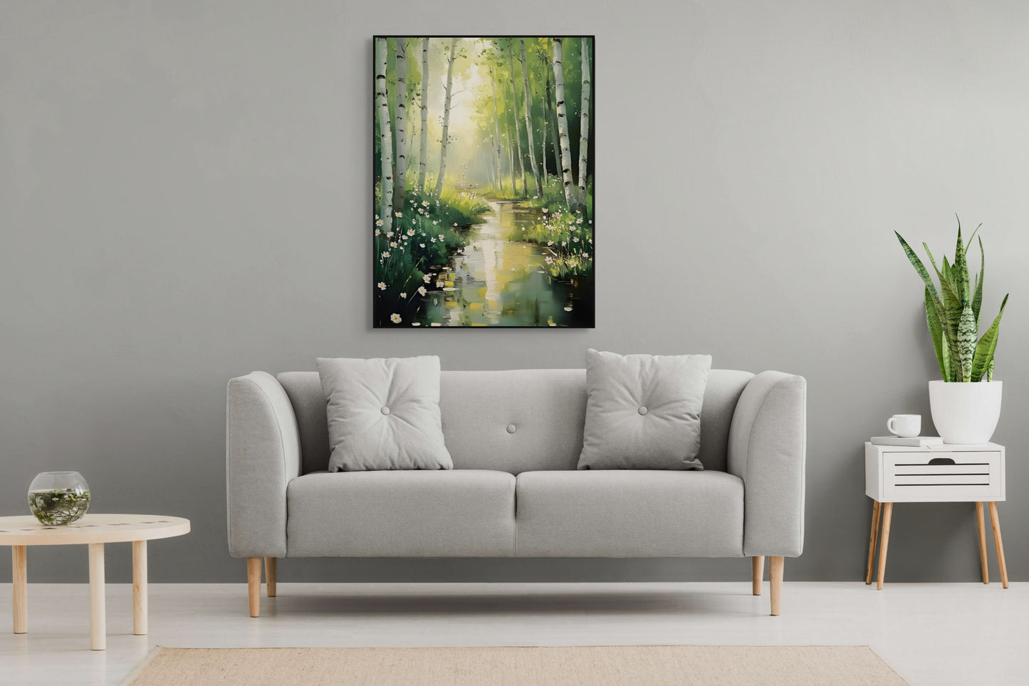 Sunlit Birch Creek
