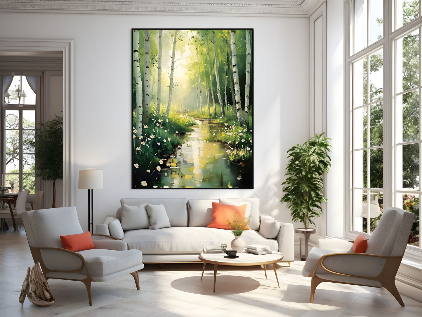 Sunlit Birch Creek